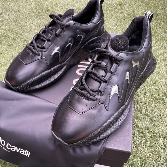 Size 7.5 Roberto Cavalli 8323 A Sneakers - Picture 8 of 12